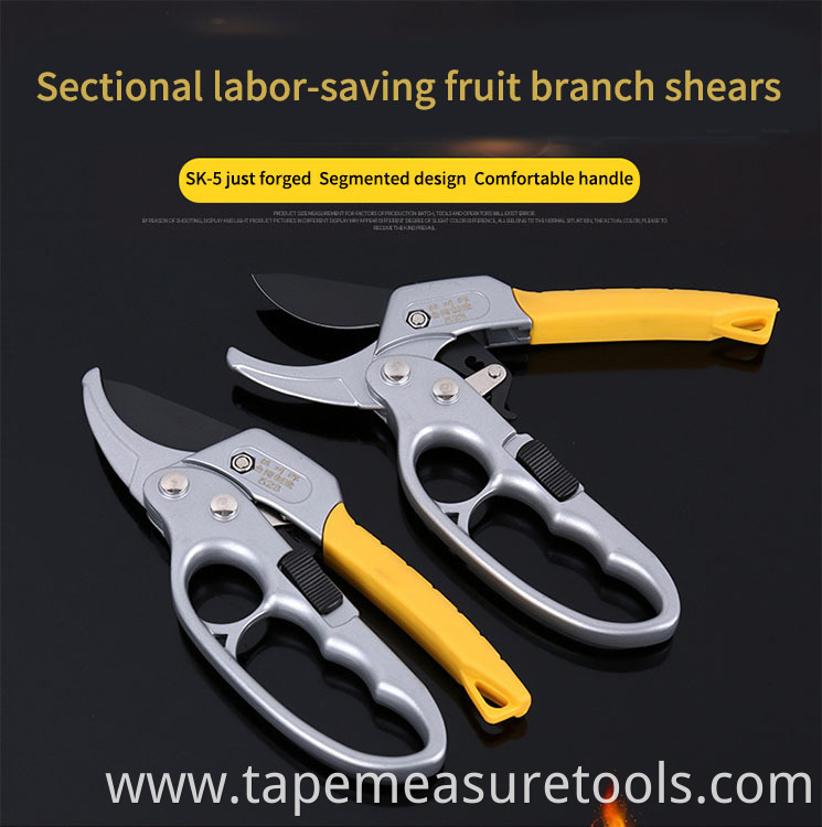 Wholesale custom segmented labor-saving fruit branch pruning shears gardening shears secateur